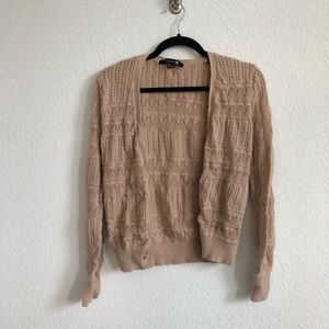 Forever 21 knit cardigan neutral color